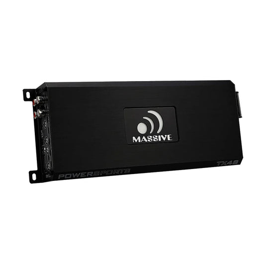 Massive Audio TX48 Trident 4-Channel Marine Amplifier with Optional Bluetooth