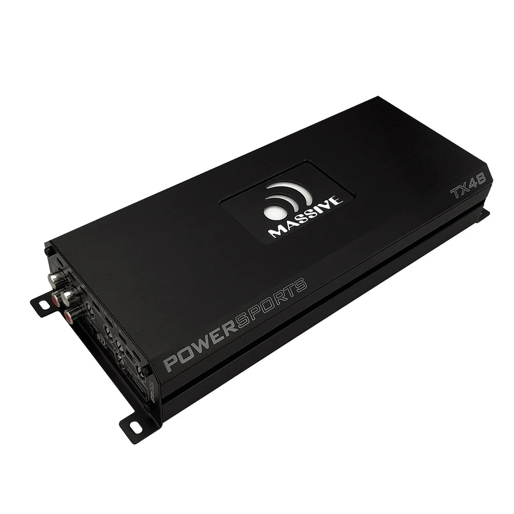 Massive Audio TX48 Trident 4-Channel Marine Amplifier with Optional Bluetooth