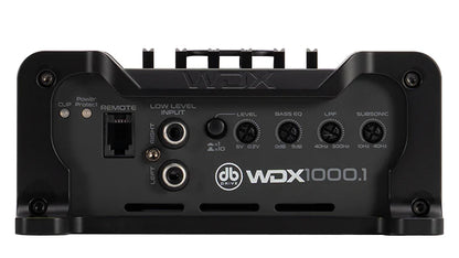 DB Drive WDX 1000.1 1000W 1-Channel Amplifier 1 ohm stable