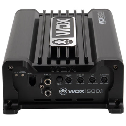 DB Drive WDX 1500.1 1500W 1-Channel Amplifier 1 ohm stable