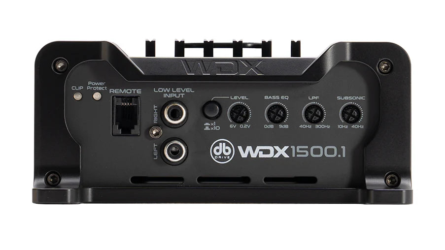 DB Drive WDX 1500.1 1500W 1-Channel Amplifier 1 ohm stable