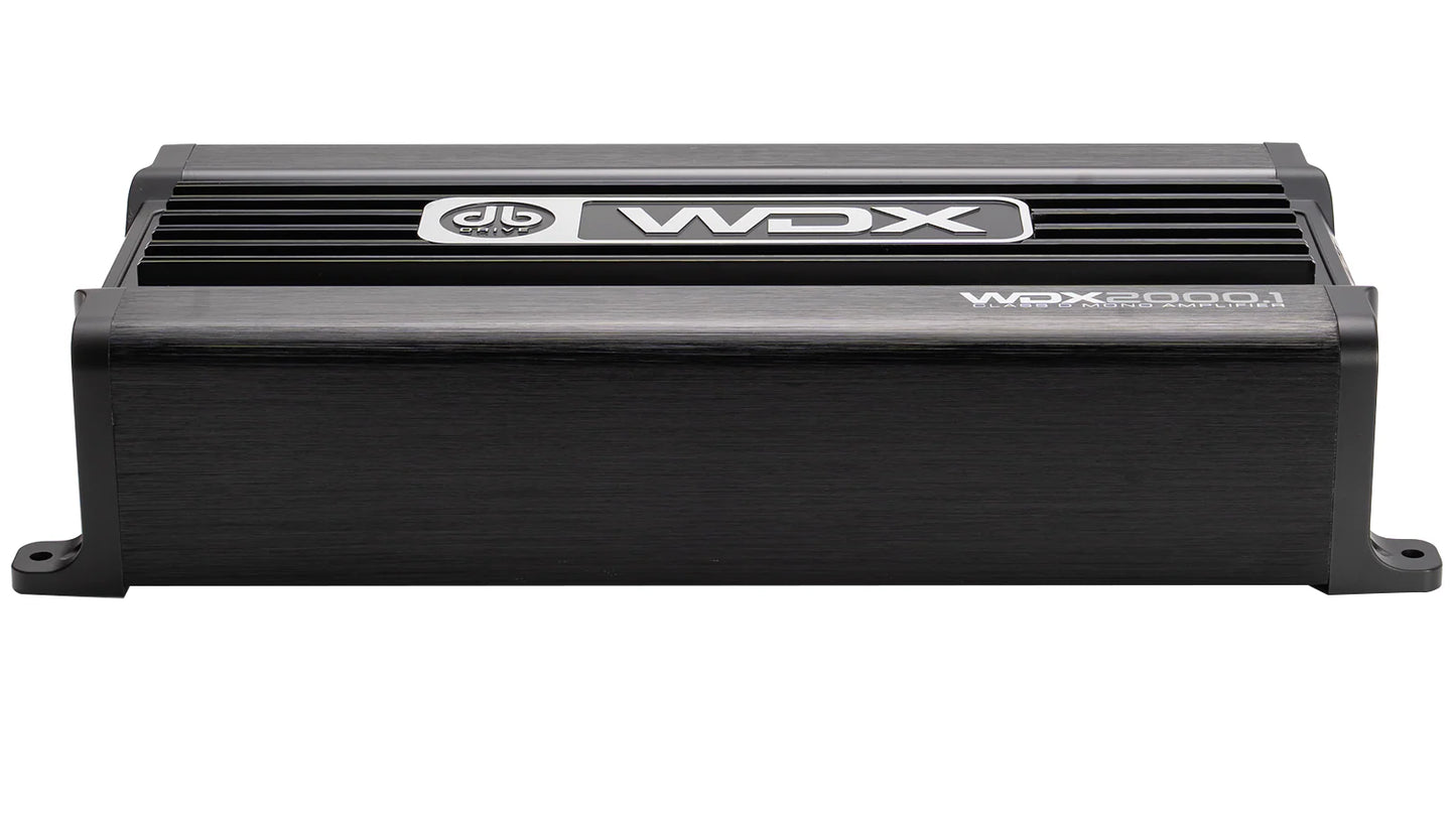 DB Drive WDX2000.1 2000W 1-Channel Amplifier 1 ohm stable