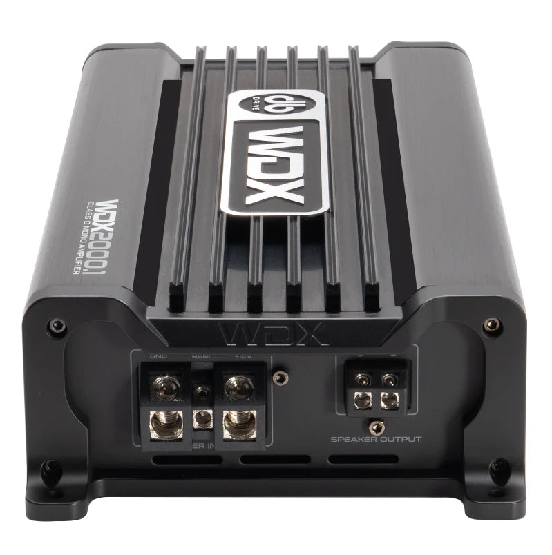 DB Drive WDX2000.1 2000W 1-Channel Amplifier 1 ohm stable