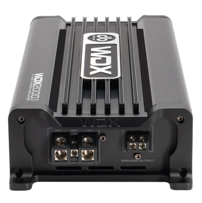 DB Drive WDX2000.1 2000W 1-Channel Amplifier 1 ohm stable