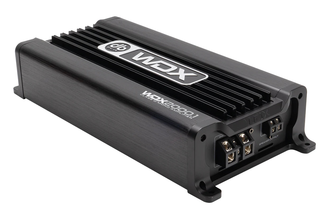 DB Drive WDX2000.1 2000W 1-Channel Amplifier 1 ohm stable