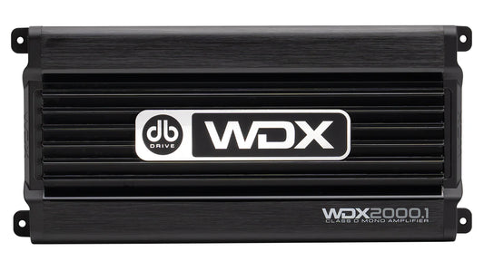 DB Drive WDX2000.1 2000W 1-Channel Amplifier 1 ohm stable