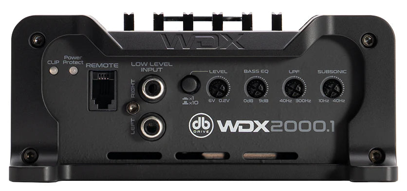DB Drive WDX2000.1 2000W 1-Channel Amplifier 1 ohm stable