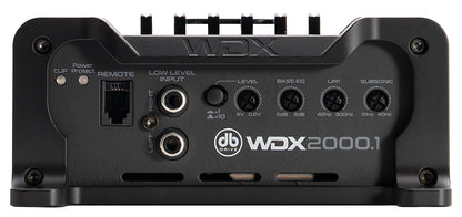 DB Drive WDX2000.1 2000W 1-Channel Amplifier 1 ohm stable