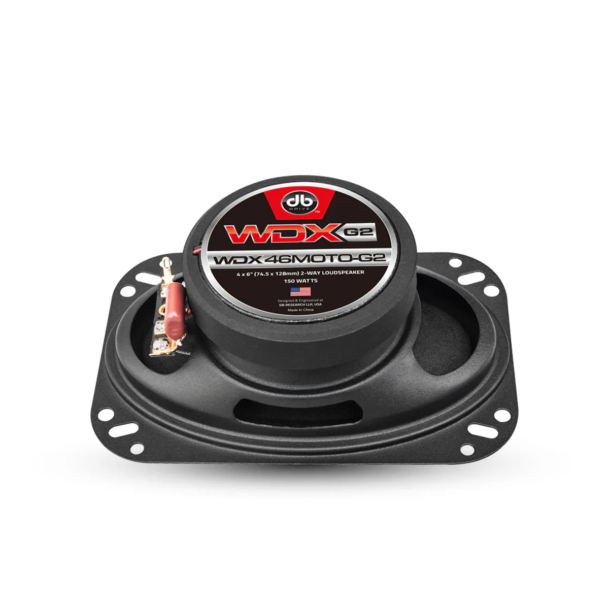 DB Drive WDX46MOTO-G2 Weather Resistant 4x6" Speakers / 150 Watts