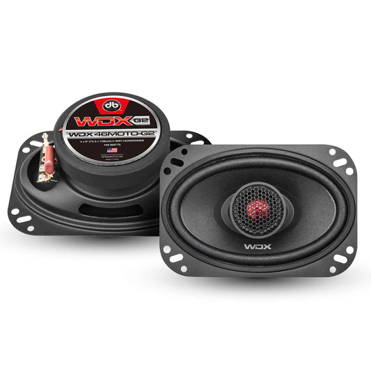 DB Drive WDX46MOTO-G2 Weather Resistant 4x6" Speakers / 150 Watts