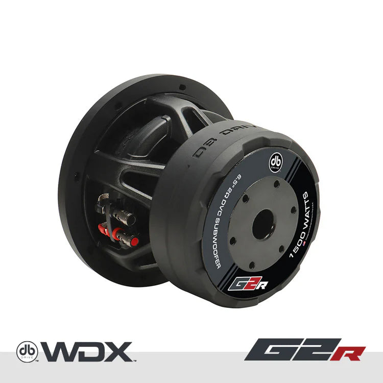 DB Drive WDX6.5G2R.2 : 6.5 in. Dual 2 or 4-Ohm Subwoofer