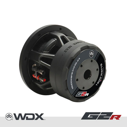 DB Drive WDX6.5G2R.2 : 6.5 in. Dual 2 or 4-Ohm Subwoofer