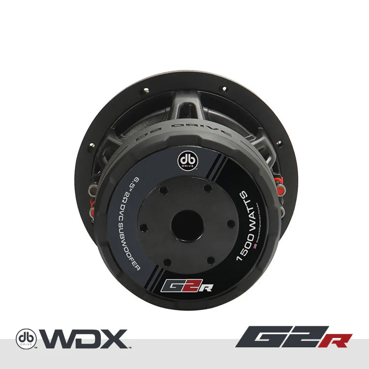 DB Drive WDX6.5G2R.2 : 6.5 in. Dual 2 or 4-Ohm Subwoofer