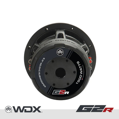 DB Drive WDX6.5G2R.2 : 6.5 in. Dual 2 or 4-Ohm Subwoofer