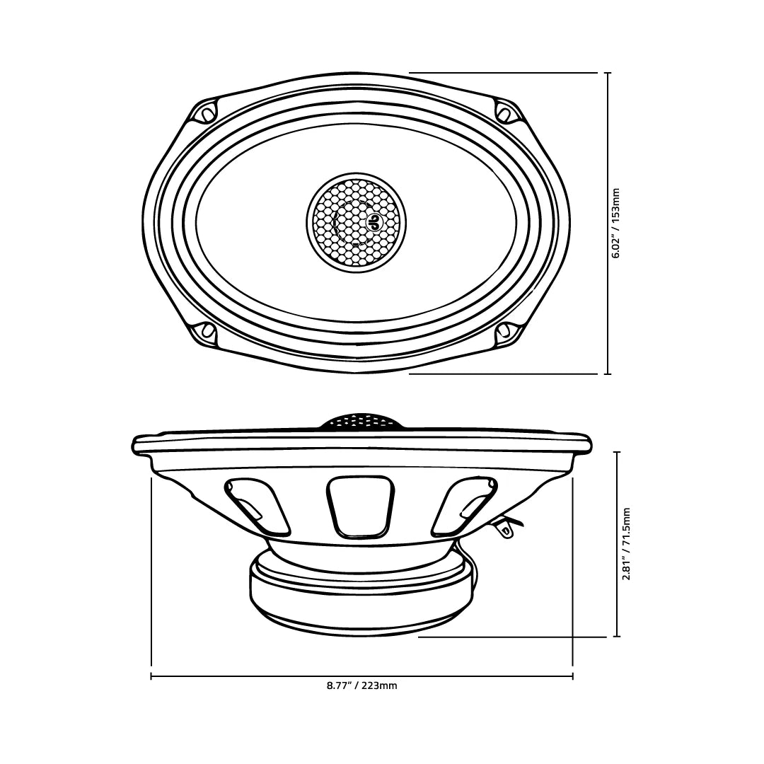 DB Drive WDX69MOTO Weather Resistant 6x9" Speakers / 500 Watts