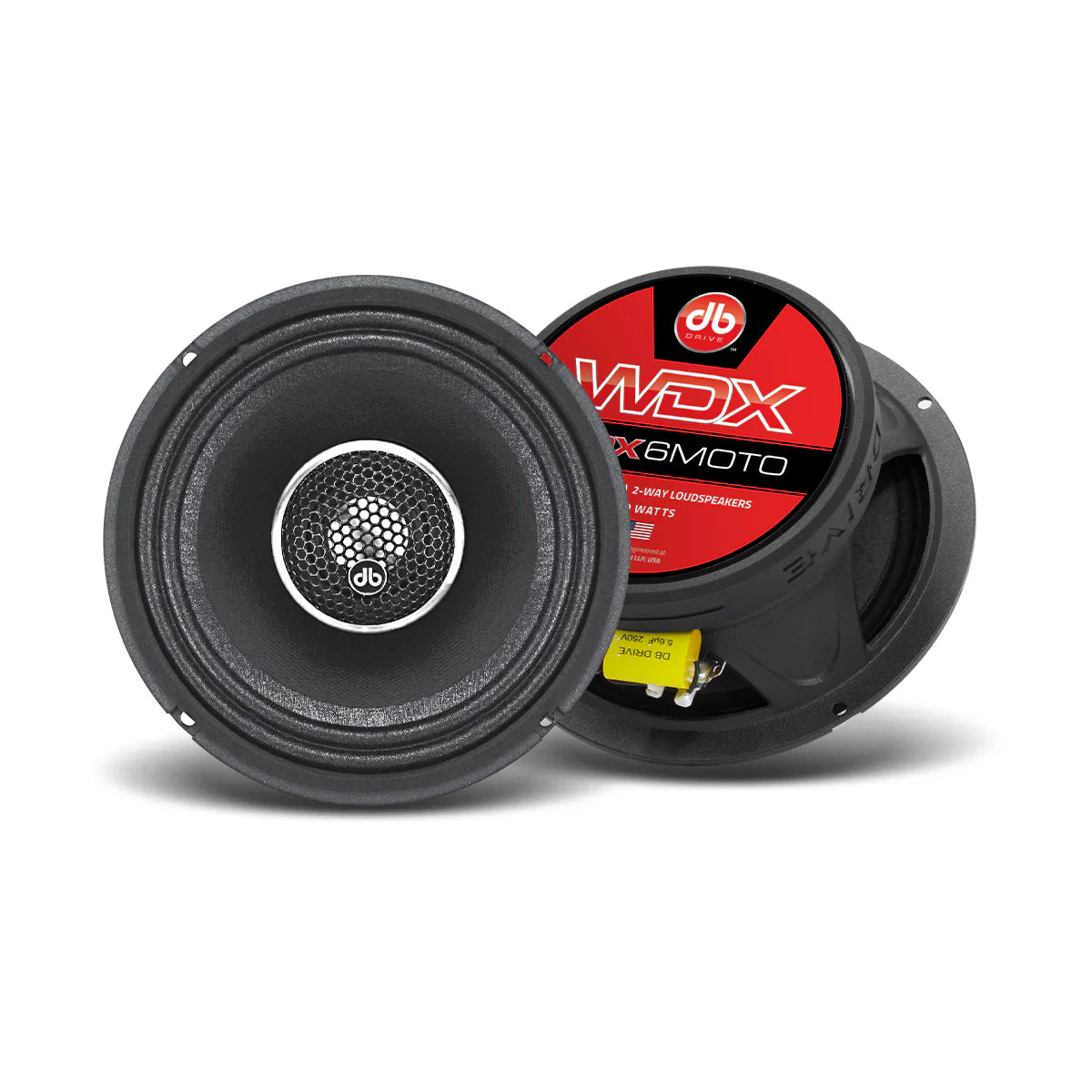 DB Drive WDX6MOTO Weather Resistant 6.5" Speakers / 350 Watts
