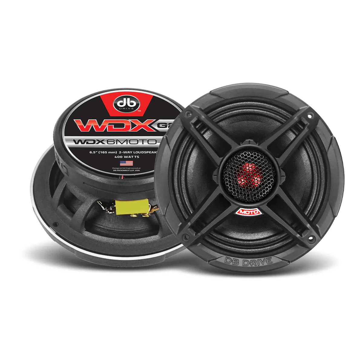 DB Drive WDX6MOTO-G2 Weather Resistant 6.5" Speakers / 400 Watts