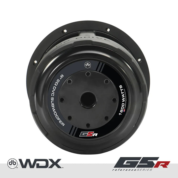 DB Drive WDX8G5R.4 : 8 in. Dual 4-Ohm Subwoofer