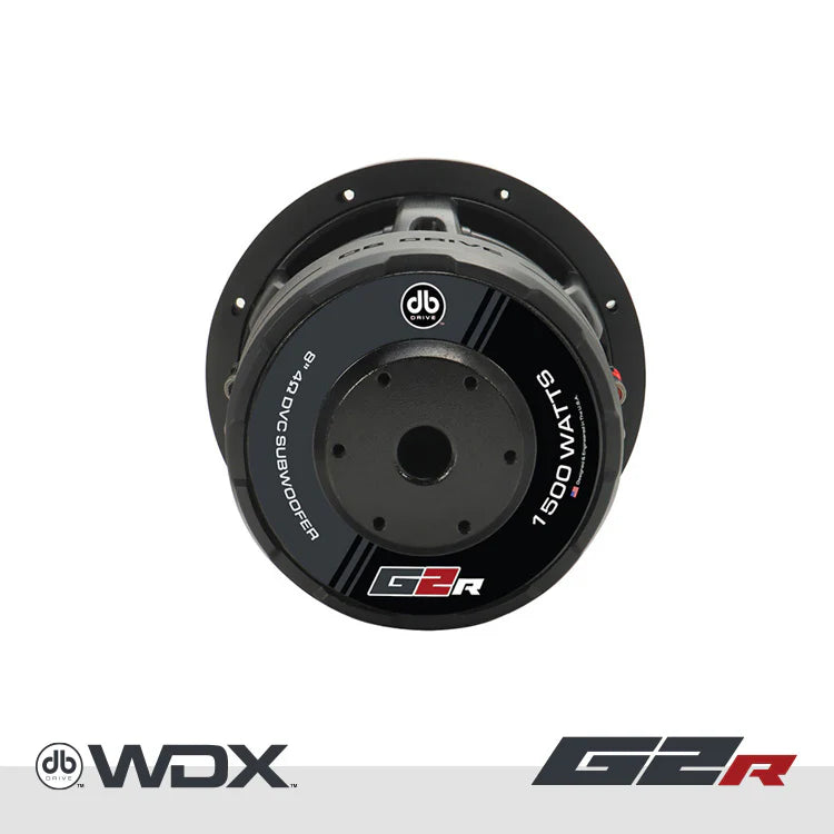 DB Drive WDX8G2R.2 : 8 in. Dual 2 or 4-Ohm Subwoofer