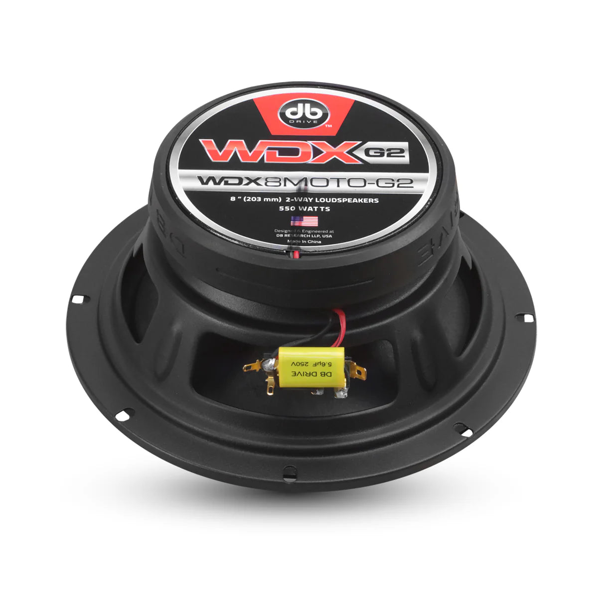 DB Drive WDX8MOTO-G2 Weather Resistant 8" Speakers / 550 Watts