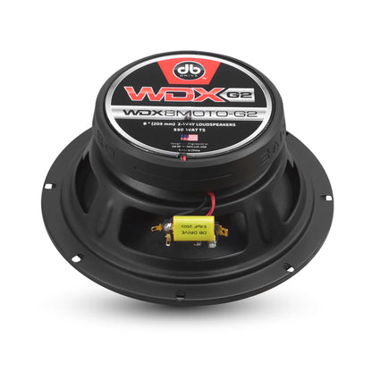 DB Drive WDX8MOTO-G2 Weather Resistant 8" Speakers / 550 Watts