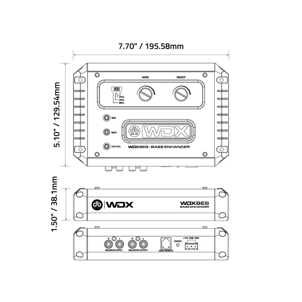 DB Drive WDXBE6 Digital Bass Enhancer