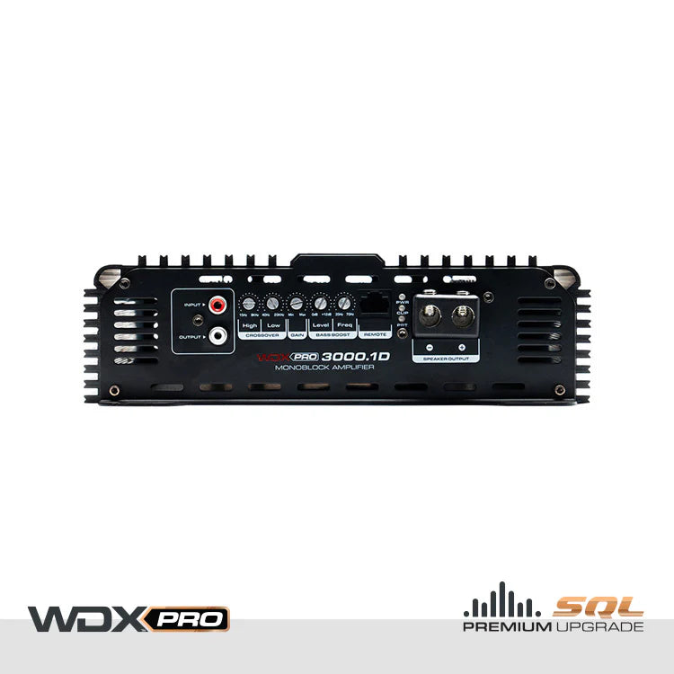 DB Drive WDX PRO3000.1D 3000W 1-Channel Amplifier 1 ohm stable