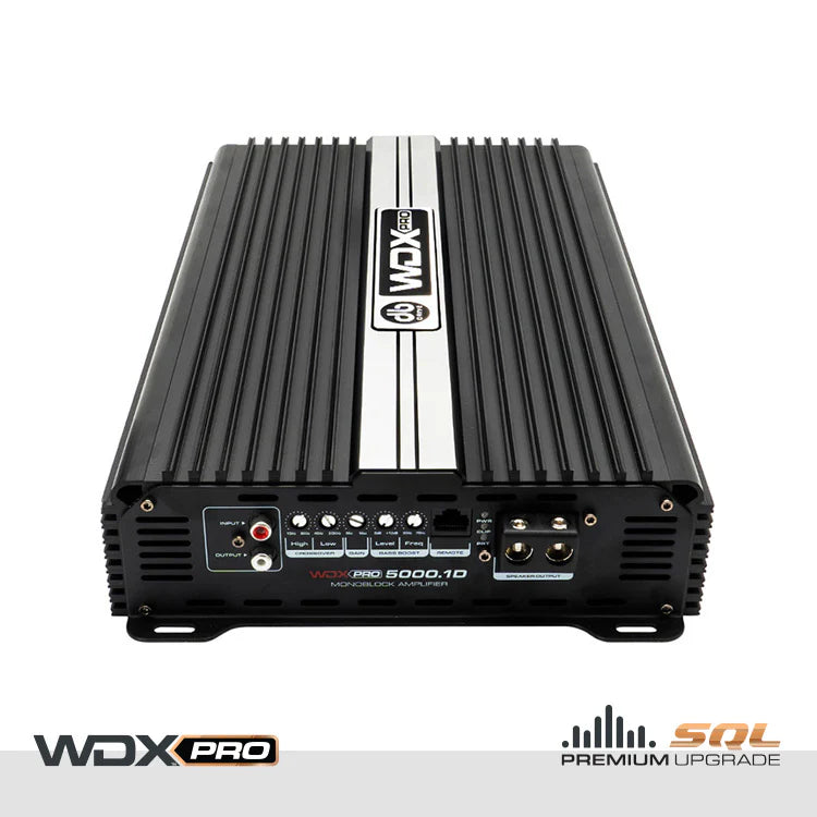 DB Drive WDX PRO5000.1D 5000W 1-Channel Amplifier 1 ohm stable