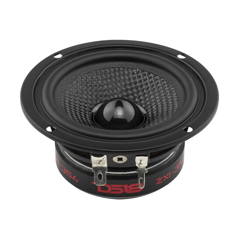 DS18 ZXI 3.5" Full-Range Speakers with Kevlar Cone | 40 Watts RMS 4-Ohm