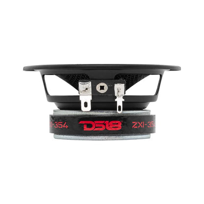 DS18 ZXI 3.5" Full-Range Speakers with Kevlar Cone | 40 Watts RMS 4-Ohm