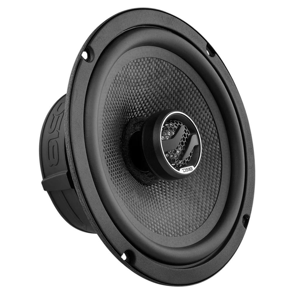 DS18 ZXI 6.5" 2-Way Coaxial Speakers with Kevlar Cone | 80W RMS 4-Ohm