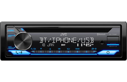 JVC KDT720BT Single-Din CD Receiver w Bluetooth
