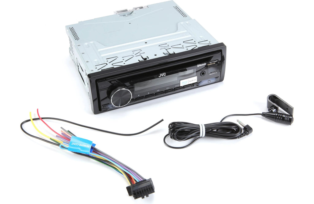 JVC KDT720BT Single-Din CD Receiver w Bluetooth