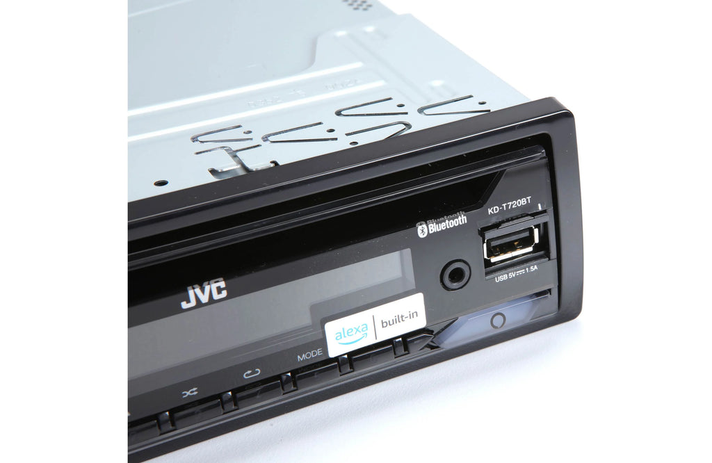JVC KDT720BT Single-Din CD Receiver w Bluetooth