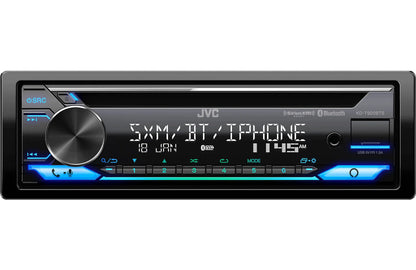 JVC KDT920BTS Single-Din CD Receiver, BT, SXM Ready