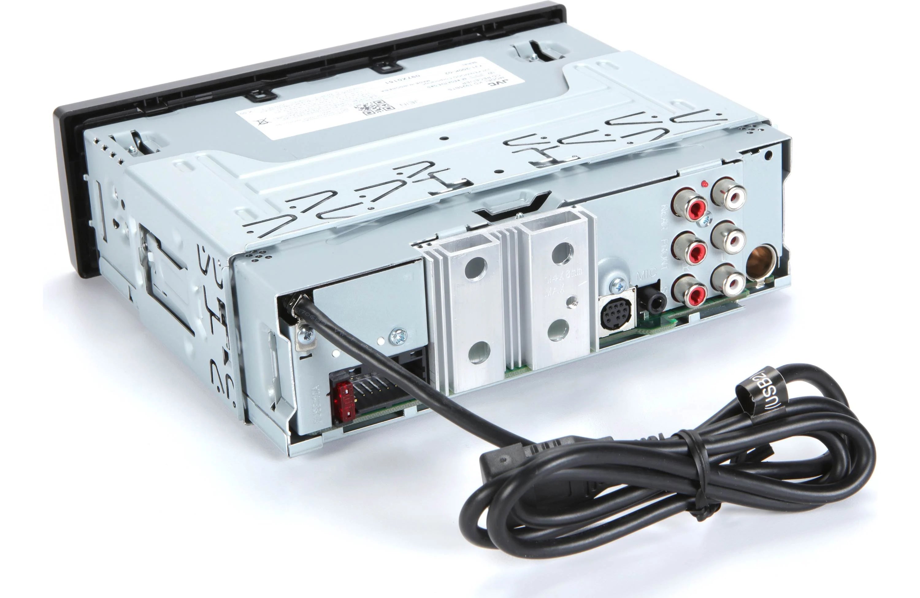 JVC KDT925BTS Single-Din CD Receiver, BT, SXM Ready, Dual USB