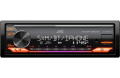 JVC KDX380BTS Single-Din Mechless Receiver w Bluetooth, SXM