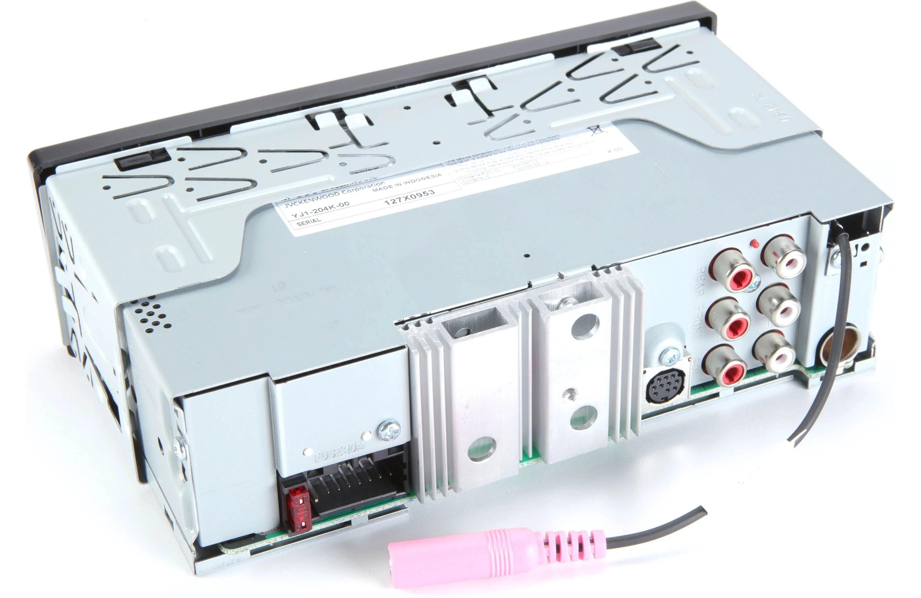 JVC KDX380BTS Single-Din Mechless Receiver w Bluetooth, SXM