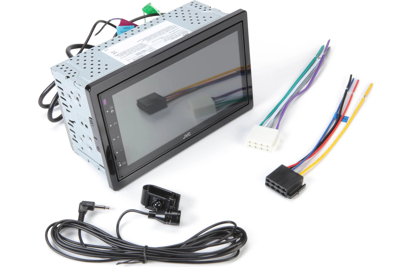 JVC KWM180BT Double-Din Mechless Receiver with Bluetooth