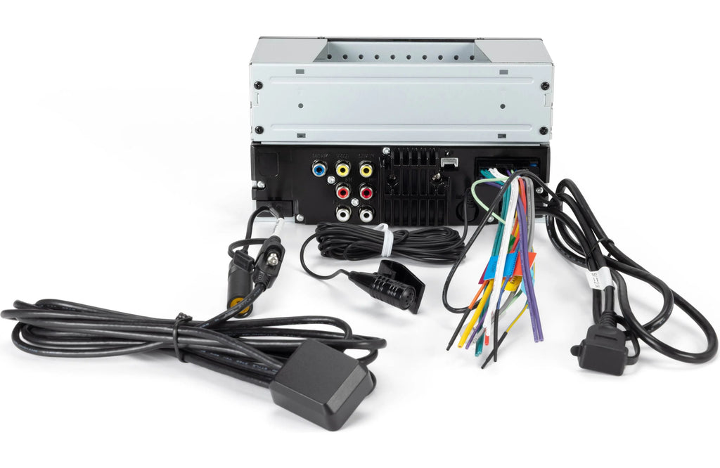 JVC KWM590BT Double-Din Mechless Receiver, BT, Carplay/Android Auto