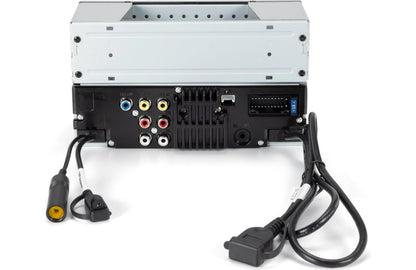 JVC KWM590BT Double-Din Mechless Receiver, BT, Carplay/Android Auto