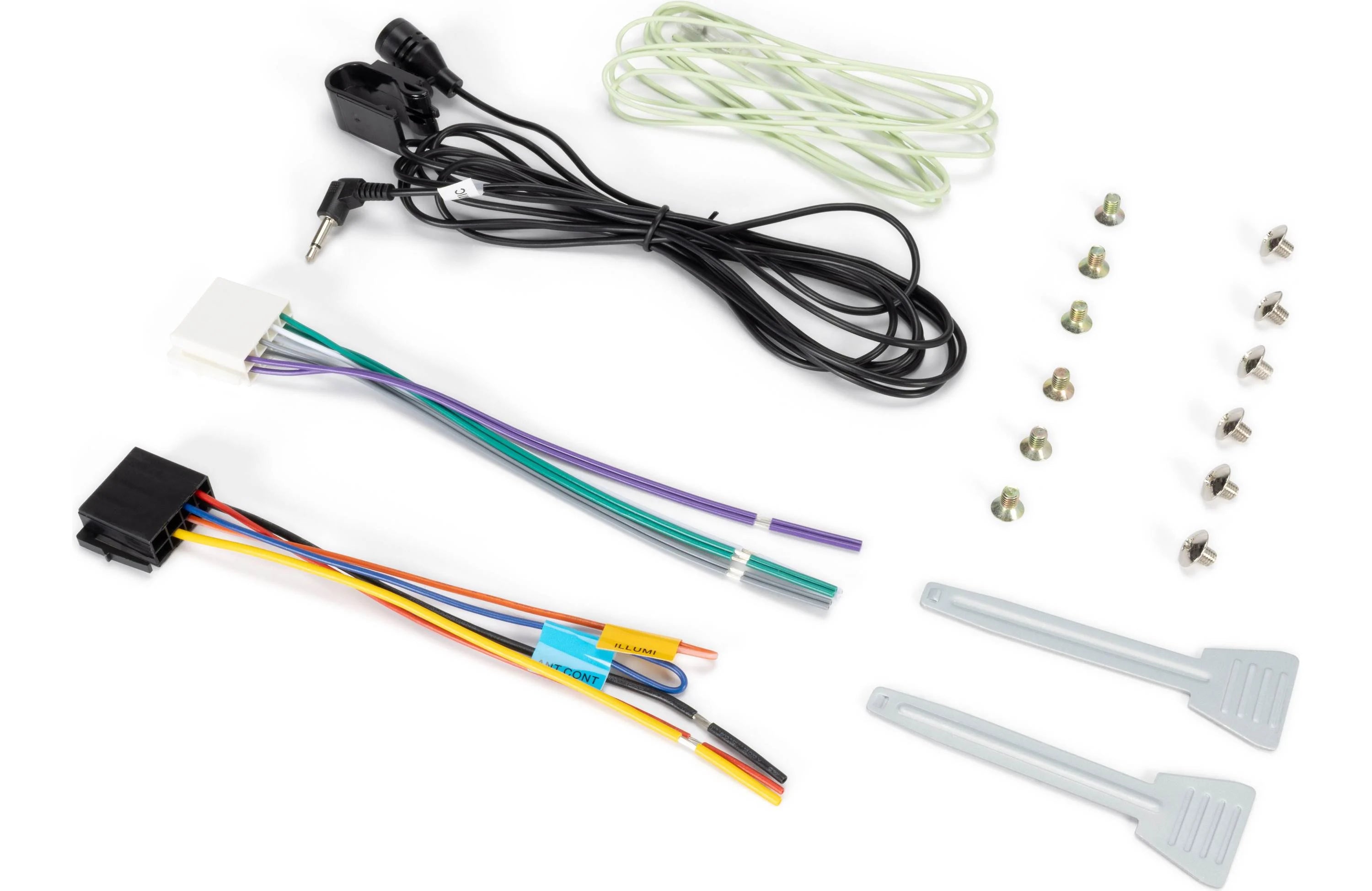 JVC KWV660BT Double-Din CD/DVD Receiver, BT, Wired Carplay/Android Auto, SXM Ready