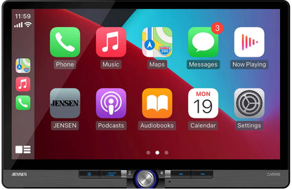 Jensen CAR1415 14″ Receiver with Wireless Apple CarPlay and Android Auto, Maestro
