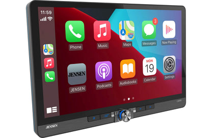 Jensen CAR1415 14″ Receiver with Wireless Apple CarPlay and Android Auto, Maestro