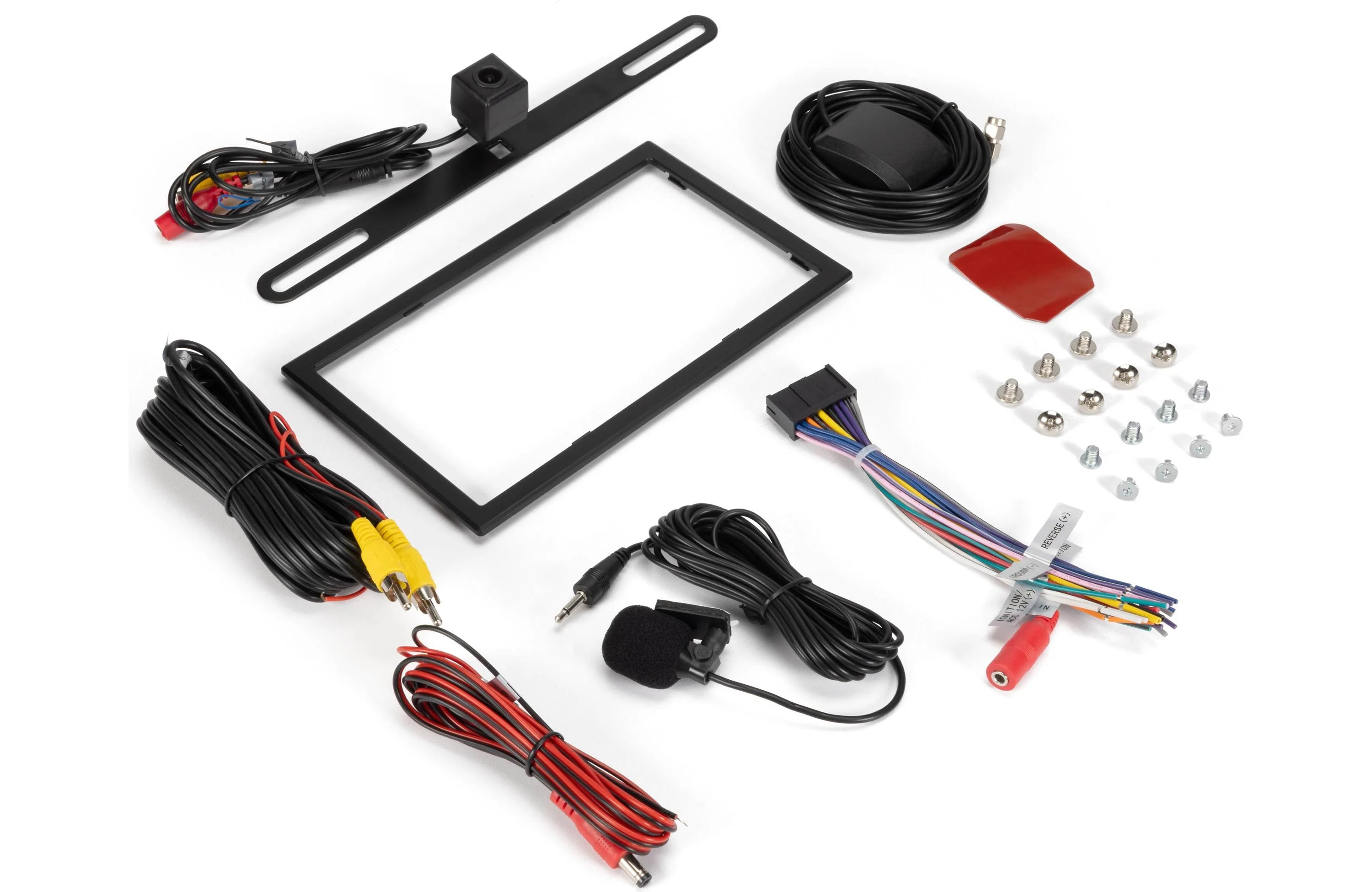 Jensen CAR 710-4 7" Double-Din Radio, Mechless, Apple Carplay, Android Auto