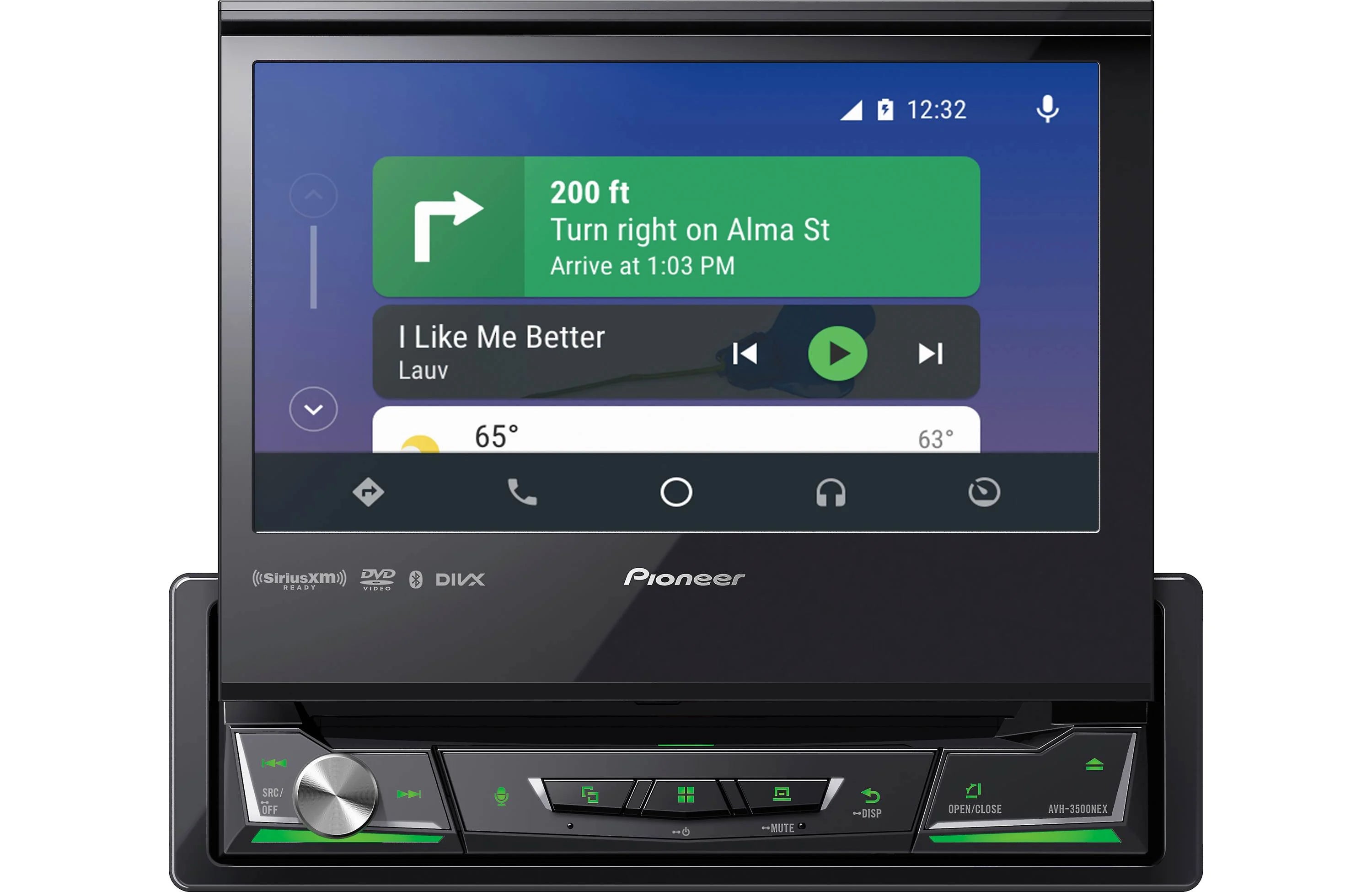 Pioneer AVH3500NEX Single-Din Receiver with 7" Flip-out