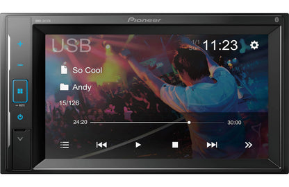 Pioneer DMH-241EX Mechless Receiver 6.2" Display, Bluetooth