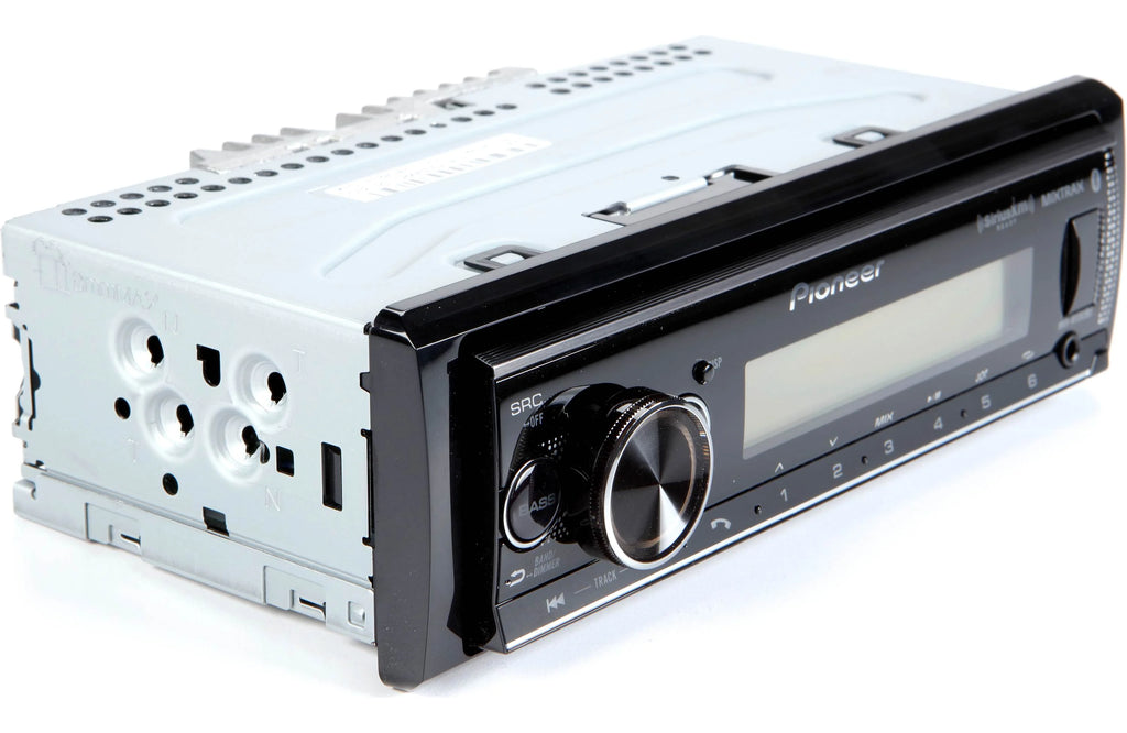 Pioneer MVHMS512BS Marine Single-Din Mechless Receiver, Bluetooth