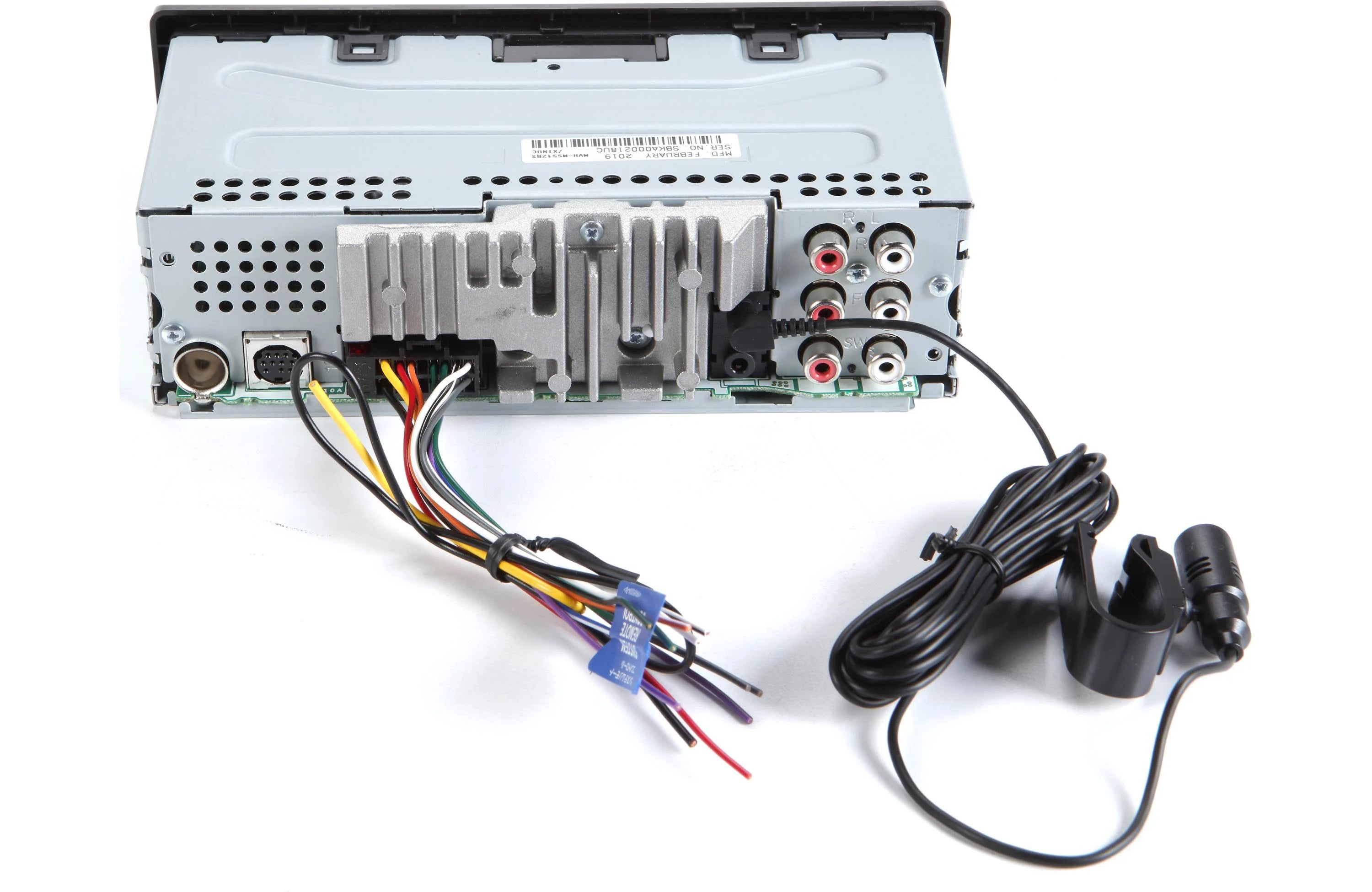 Pioneer MVHMS512BS Marine Single-Din Mechless Receiver, Bluetooth