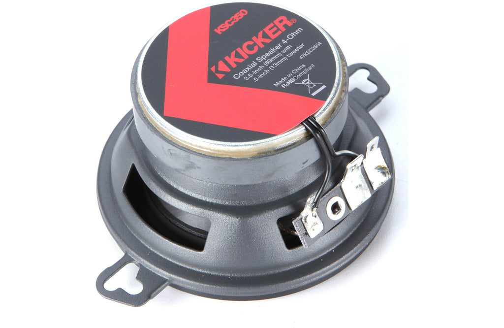 Kicker KSC3504 KS Series 3.5" 2-Way Speakers 100W Max Power